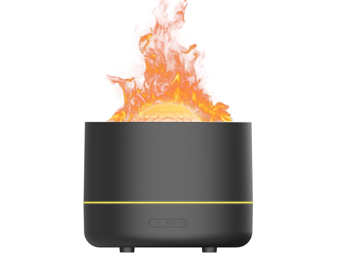 Umidificador Ultrassônico com Névoa Fria, Difusor de Óleos Essenciais, Luz Noturna com Projeção de Galáxia, Led de 7 Cores BRILVIBERA