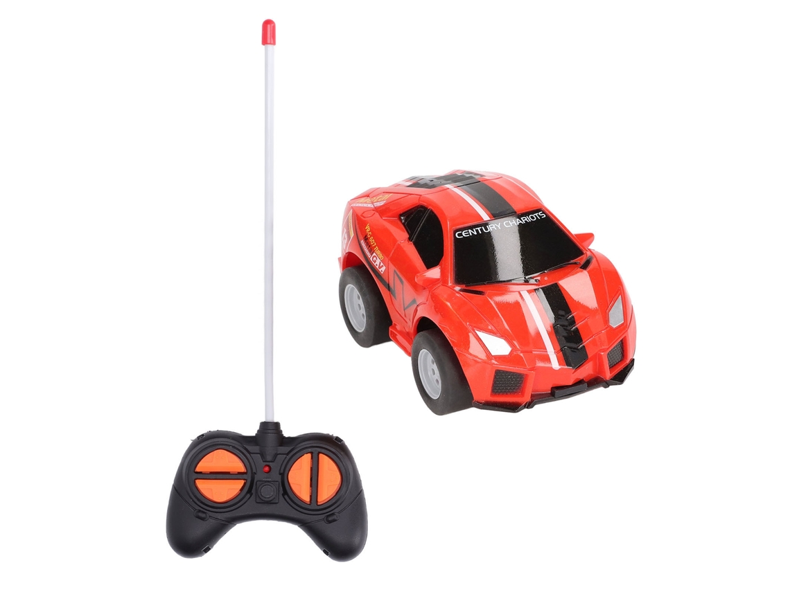 Primerox carro de Controle Remoto de Alta Velocidade 4 Canais 1/43 para Crianças Vermelho 6148t