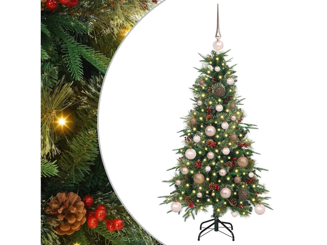 Conjunto 1 Decoração De Natal Vidaxl Verde Plástico (120 Cm)
