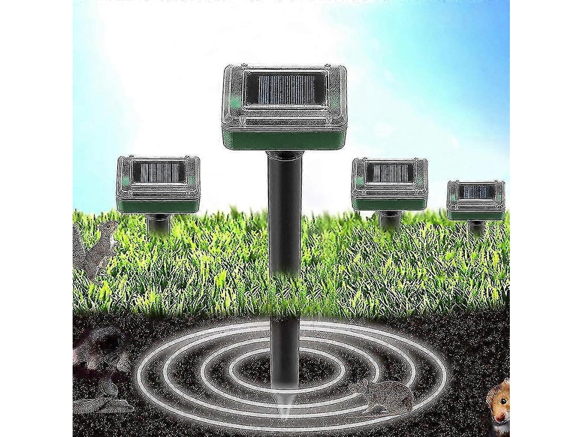 Repelente De Toupeira Ultrassônico Alimentado Por Energia Solar Olysi Shop