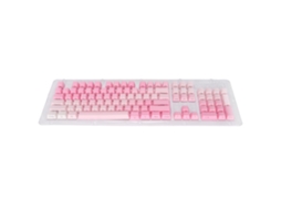 Baoj-2026novoconjunto De 104 Teclas Pbt Personalizadas Rosa Branco