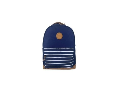 Mochila Computador Unissexo Easyou Amsterdam Reciclado Etiqueta Grs Tecido Azul (32 Cm)