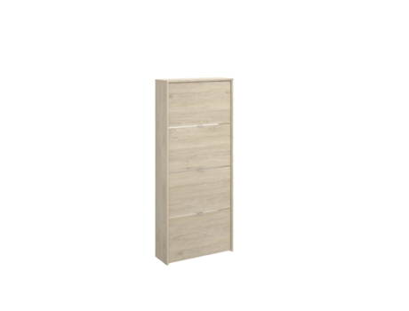 Sapateiro com 4 Portas de Jazz Naturais MIRAKEMUEBLE 149x61x25cm