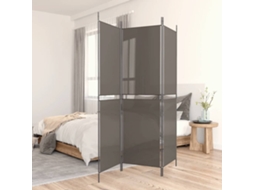 Vidaxl Biombo/divisória Com 3 Painéis 150x220 Cm Tecido Antracite