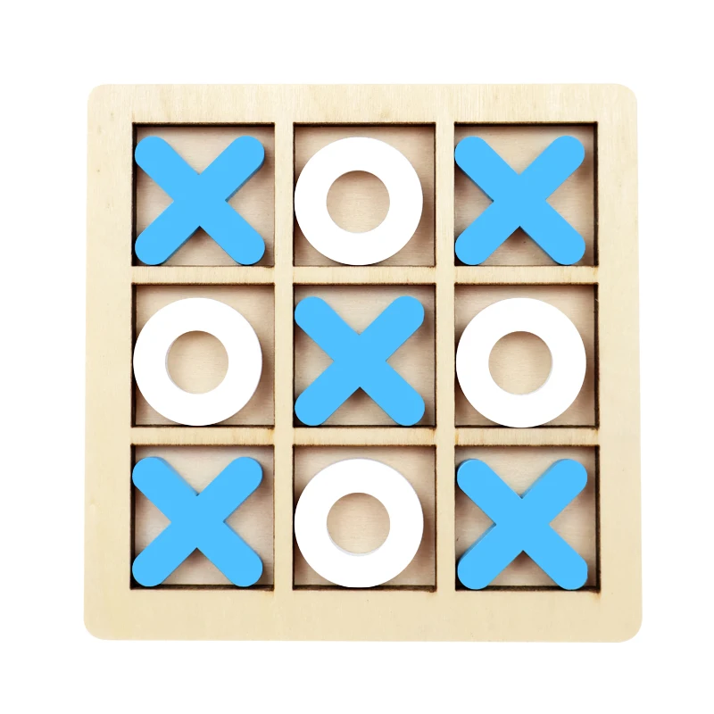 Mini Quebra-cabeça De Xadrez De Madeira Montessori Para Educação Infantil