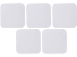 Ímãs De Geladeira Wakauto, Conjunto De 5 Peças, Em Pigmento Branco Perolado Com Forte Magnetismo, Ideais Para Decoração