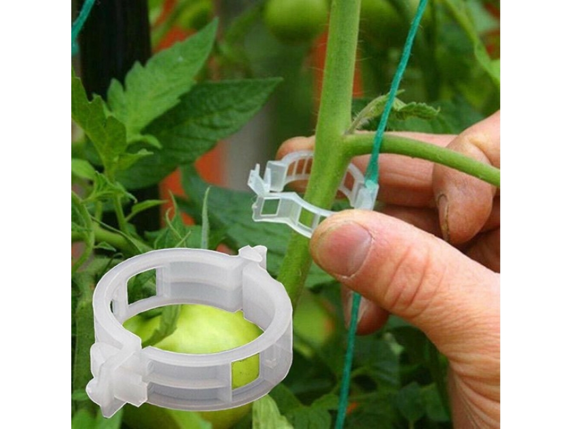 Pacote com 200 Prendedores de Plástico para Jardinagem, Tomate | AQUAFORGE