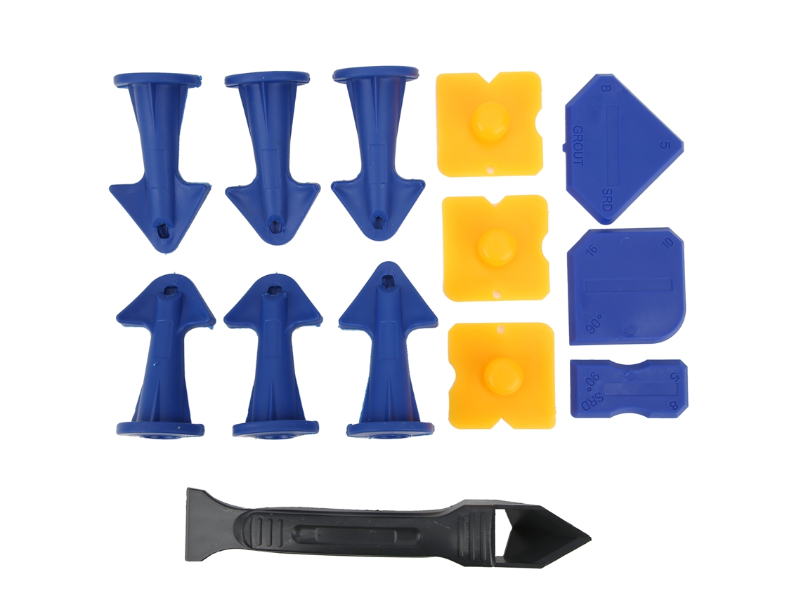 13 Peças De Ferramentas De Achatamento De Rebites Lâminas Plásticas Espátulas Pontas De Silicone Ferramentas Para Remover Cola