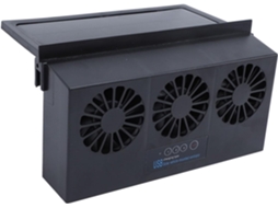 Ventilador De Exaustão Para Carro Movido A Energia Solar Fockety, Ventiladores De Janela Com Fluxo Ar 3 Cabeças