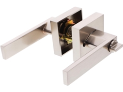 Conjunto De Maçanetas Com Chave Uonlytech, Acabamento Fosco Durável, Para Portas Internas E Externas, Reversíveis