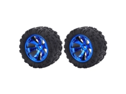 pneus de carro RC, de borracha e plástico resistentes ao desgaste, para roda esquerda, compatíveis com Wltoys 144018-3000.