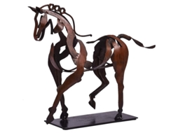 Estatua De Caballo De Metal Artesanal 2025, Escultura Moderna Rustica Para Decoracion Hogar Y Oficina