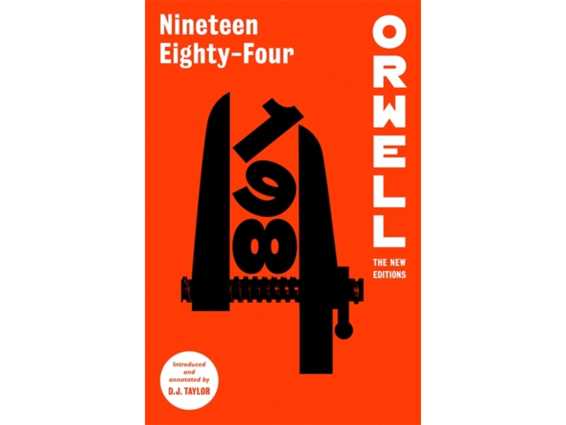 Livro Nineteen Eighty-Four de George Orwell (Inglês)