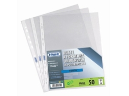 FAVORIT 400053759 Protetor de Folha 350 X 500 Mm PP Polipropileno 10 Peças