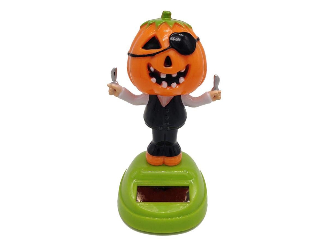 Decoração de Halloween Mali com Abóbora Dançante Solar para Carro e Casa