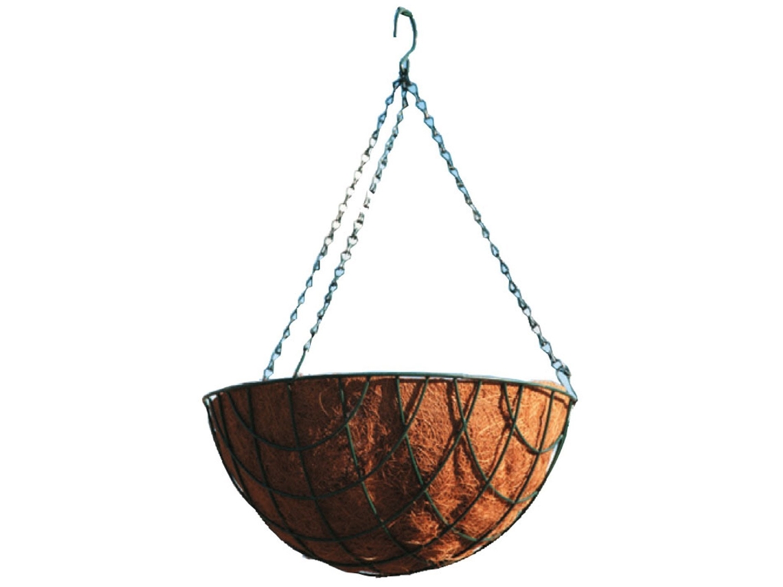 Faura - Macetero De Coco Colgante 30 Cm. (diámetro) | 30 Cm. (diámetro) ()