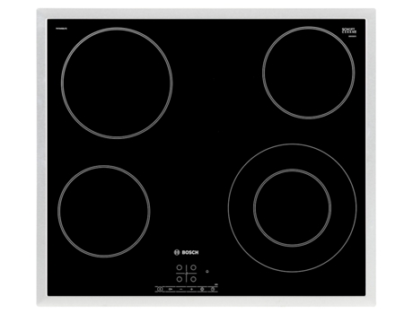Placa de Vitrocerâmica BOSCH PKF645B17E (Elétrica - 58.3 cm - Preto) — Elétrica de Vitrocerâmica | Largura: 58.3 cm