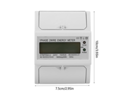 Laxiscreed Medidor De Energia Digital 220v Com Leitura Digital Para Residências