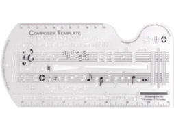 Modelo De Composição Para Compositores, Régua Desenho Musical, Curva