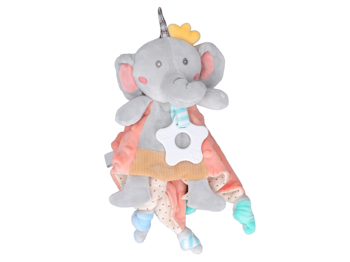 Mali manta de Segurança Bebê Macia Elefante Chupeta Dentição Brinquedo Tátil Soothing