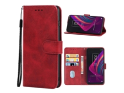 Capa De Couro Para Celular Tcl 10 Se (marrom)