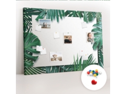 Painel De Cortiça Para Parede Folhas Tropicais Para O Quarto Das Crianças Espelharte (140x100 Cm)