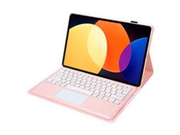 Lurelia Capa Com Teclado Bluetooth Para Xiaomi Pad 6s Pro 12.4 Com Apoio Melhorado