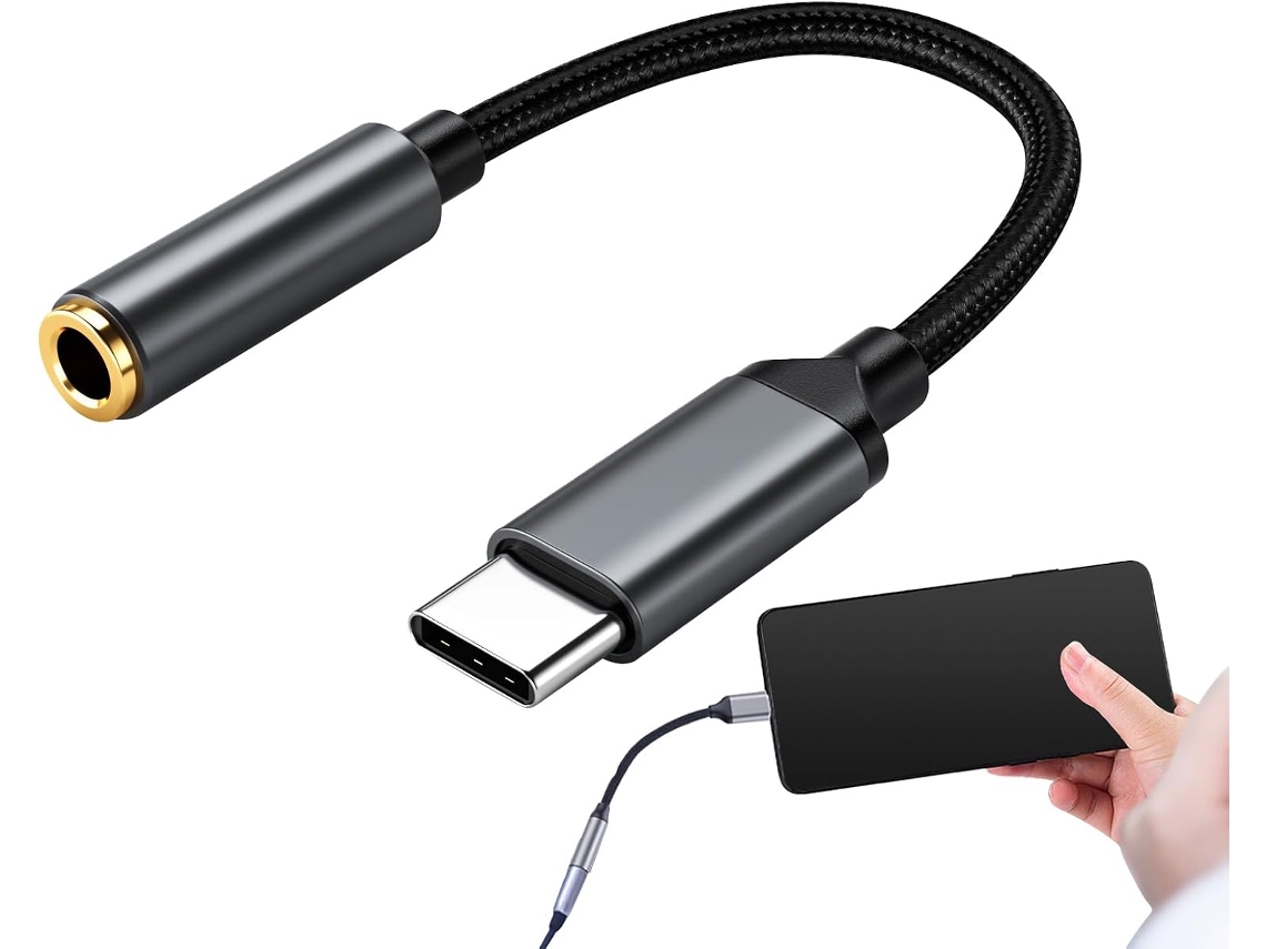 Adaptador/conversor De 3, 5 Mm Para Cabo Cat, Compacto