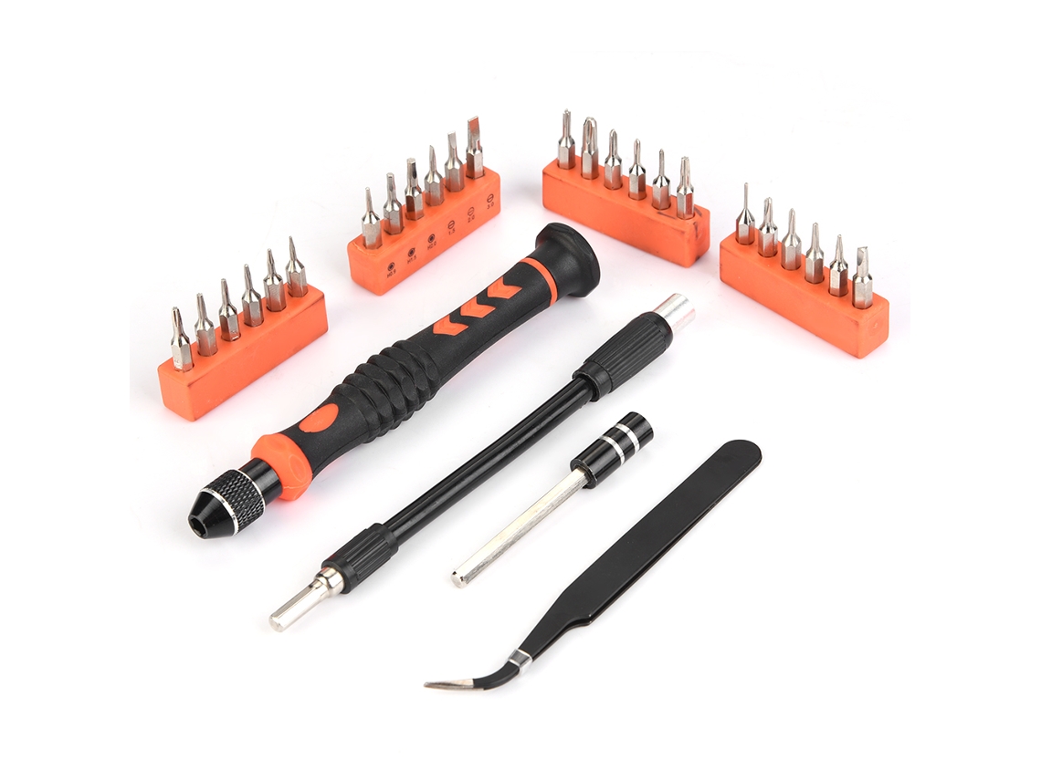 Conjunto De Chave De Fenda Profissional Com Bits Aço Acessórios Para Reparos Em Manus