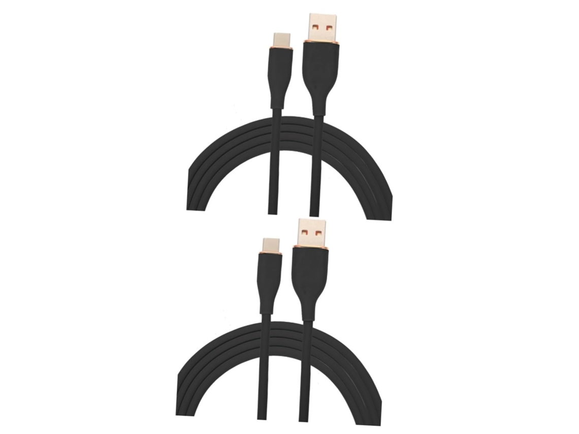 Cabo Usb Tipo C De Silicone Líquido (2 Unidades), Carregamento