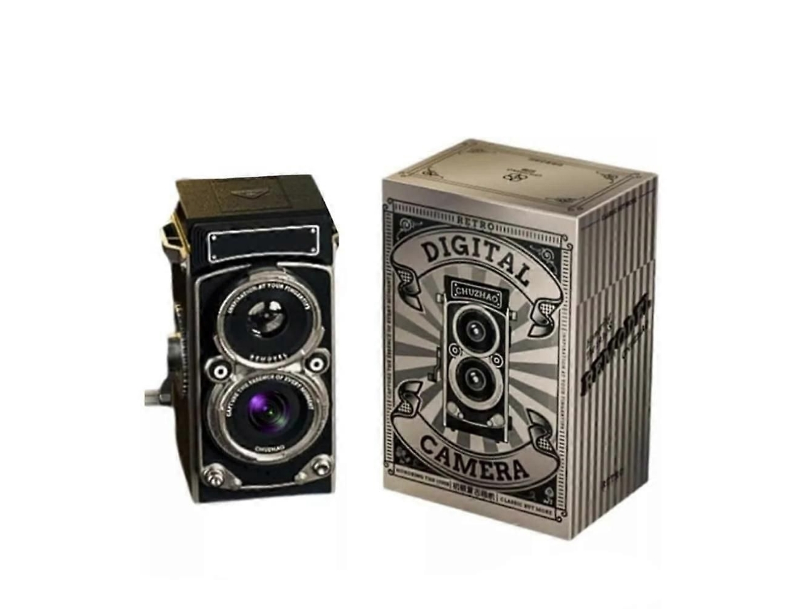 Mini Câmera Digital Retro Chuzhao Câmera Vintage de Lente Dupla com Foco Automático 4k ELECTVAULT1