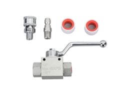 Primerox kit Válvula Bola Máquina Pressão Aço Inoxidável Conectores Rápidos 4500 Psi