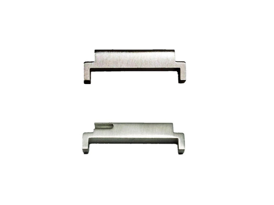 Adaptador de conector universal para pulseira de relógio prateada de 20 mm