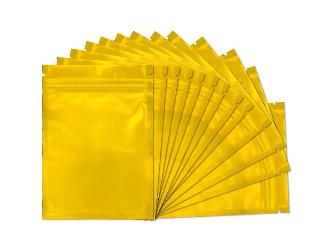 2026 bolsas Anti olor Mylar Reutilizáveis com Fita Hermética e Selo Térmico para Armazenamento de Alimentos Preto Mate 100 Unidades