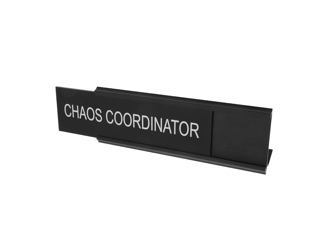 Placa De Mesa De Alumínio 6x18 "coordenador Do Caos" Liga L Cm,