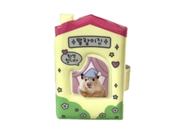 Álbum de Fotos Kpop Portátil com Porta, Cartões de 7,6 Cm , Organizador de Fotos Amarelo BRILVIBERA (3 Polegadas)