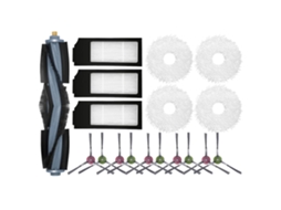 Para Ecovacs Deebot X1 Turbo Omni Escova Lateral Principal Pano de Esfregão Filtro