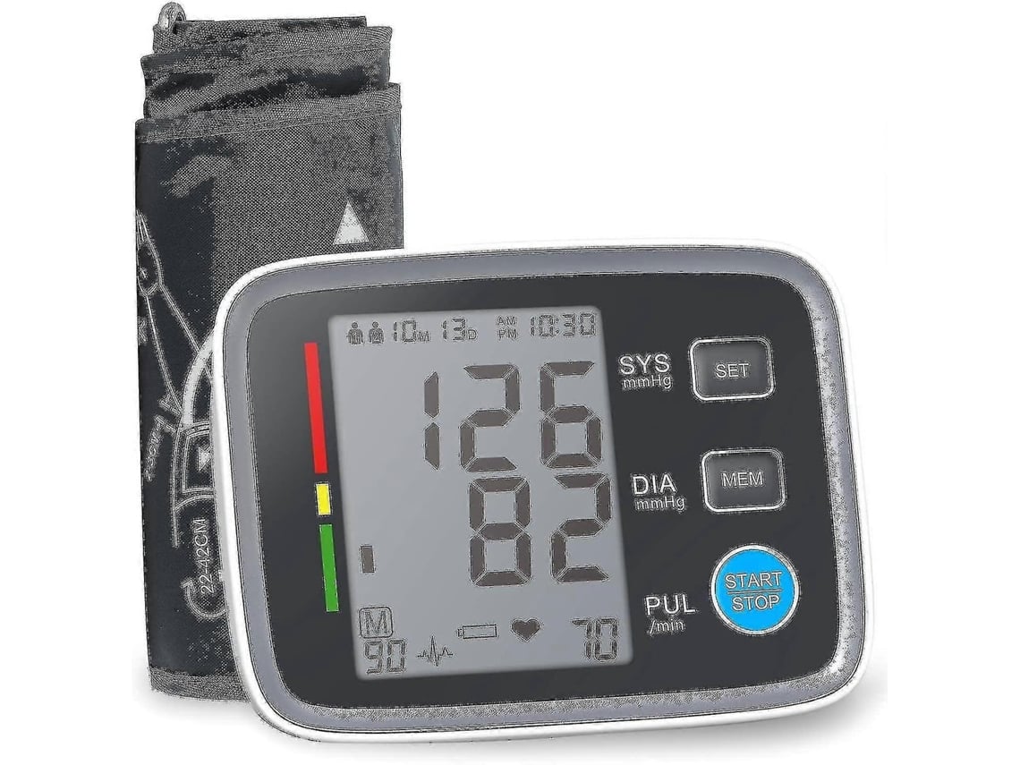Monitor De Pressão Arterial Preciso Para Braço, Manguito Ajustável De 21 Polegadas, Compre Agora VONKELIOS