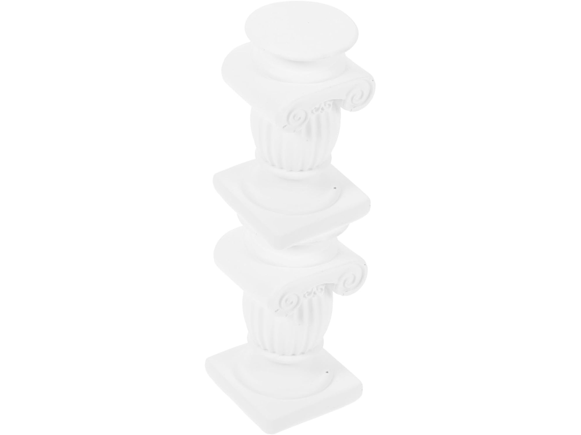 Conjunto De 2 Ornamentos De Coluna Romana Em Resina, Decoração Artística Para Mesa De Casamento, Centro De Mesa Versátil Gokoco