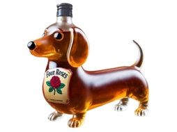 Decantador de whiskey Bulldog francês divertido Nova LINE dispenser de licor único S/MARCA