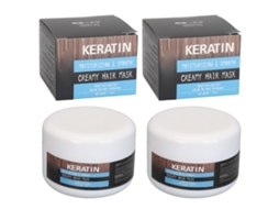 2026-2 Unidades De Máscara Capilar Hidratante Suavizante À Base De Plantas, Repara Cabelo Danificado, 3.5 Oz