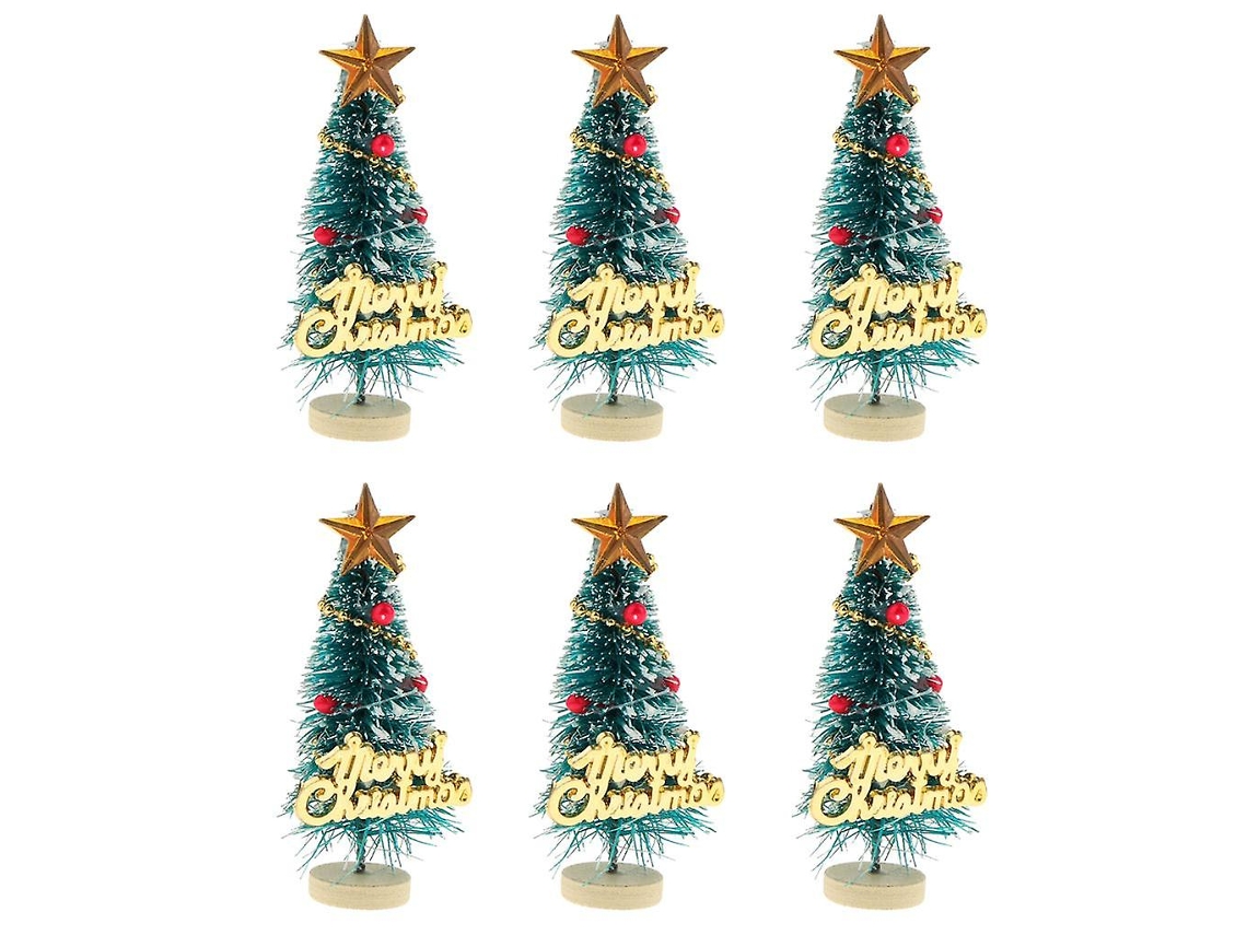 Conjunto De 6 Peças De Acessórios De Decoração De Árvore De Natal Em Miniatura Para Casa De Bonecas, Escala 1/12. Aquaforge