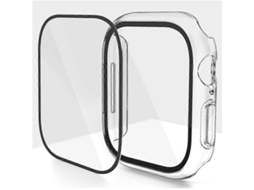 Capa Rígida De Pc Compatível Com Apple Watch Series 10 De 42 Mm Com Protetor De Tela De Vidro Temperado Webake