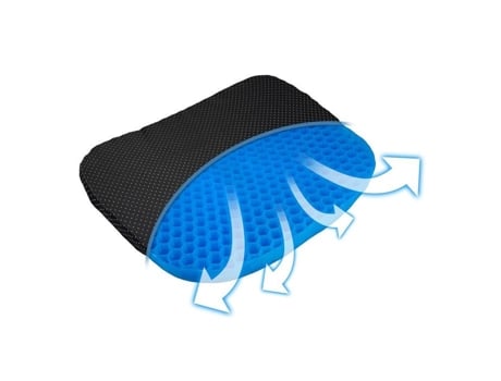 Coussin De Soutien Em Gel Fresco Aidapt Vm937a Capa Antiderrapante, Uso Em Viagem, Escritório