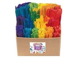 Pacote De Palitos De Madeira Para Artesanato 1200 Peças Para Sala De Aula Criativo Colorations