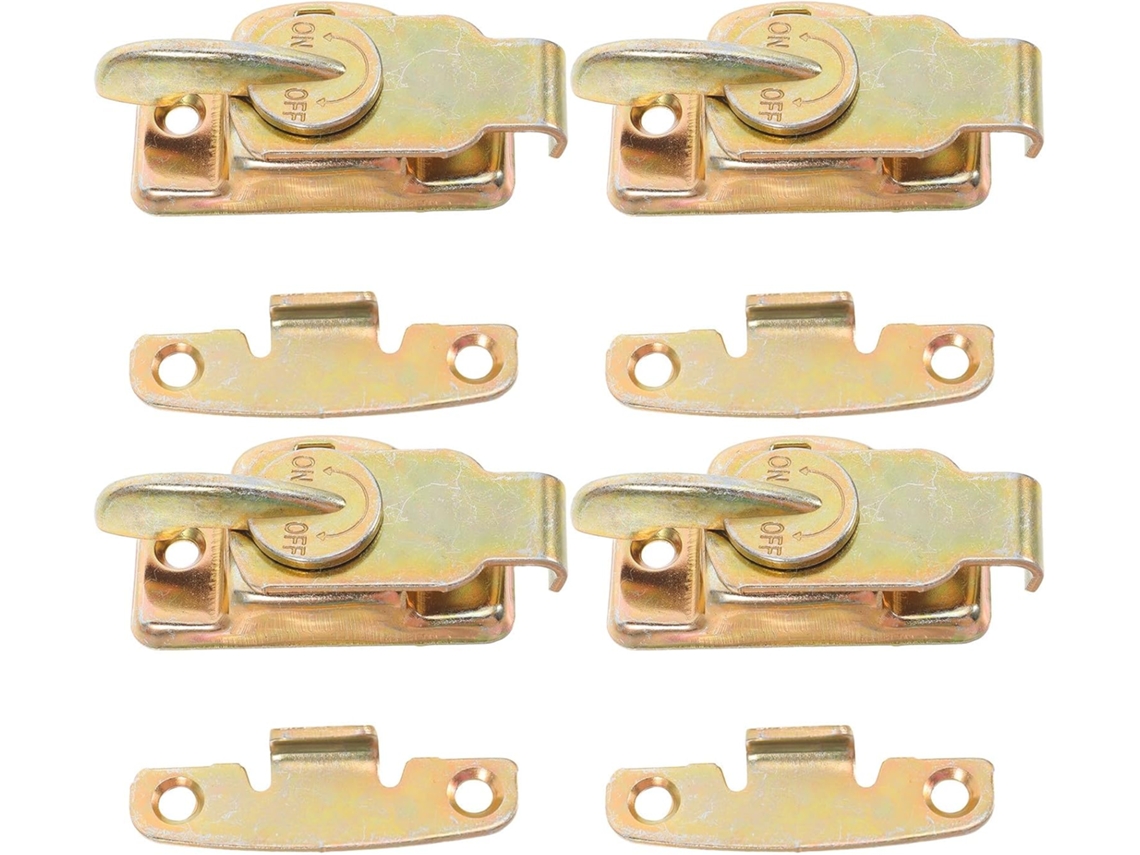 Conjunto De 4 Conectores Metálicos Para Móveis, Fechos Invisíveis De Alta Resistência Para