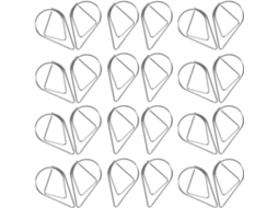Clipes de papel pequenos de metal em formato de gota, 150 unidades, mini clipes de metal dourado para cadernos e clipes de papel.
