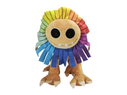 Pelúcia Leão Peludo Amarelo de Três Dentes da Nightmare Critters, 350g, 30x16x27cm GOKOCO