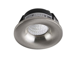 Mini 3W 3W Round Led Chrome. HOROZ ELECTRIC