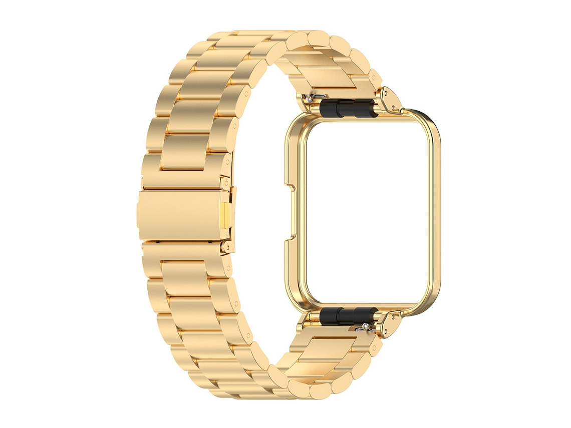 Aetheria pulseira de Metal com Capa Protetora para Xiaomi Redmi Watch2 Lite Versão Internacional